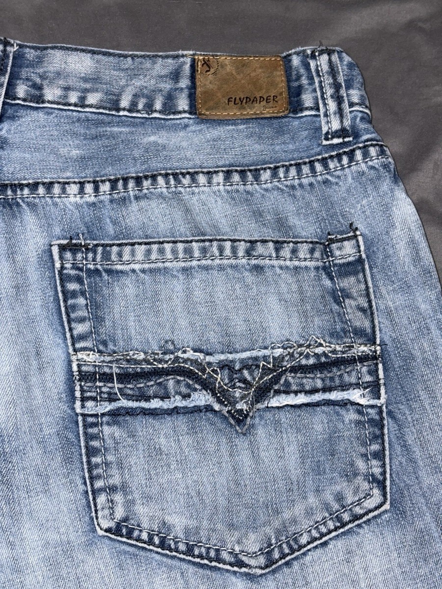 Vintage Y2k 90s Flypaper Western Jeans Distressed Grunge