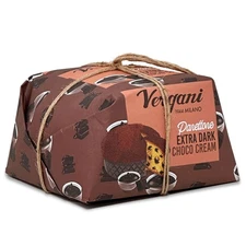 Vergani Extra Dark Chocolate Panettone-Italian Cake - 750g(1.65 lb)