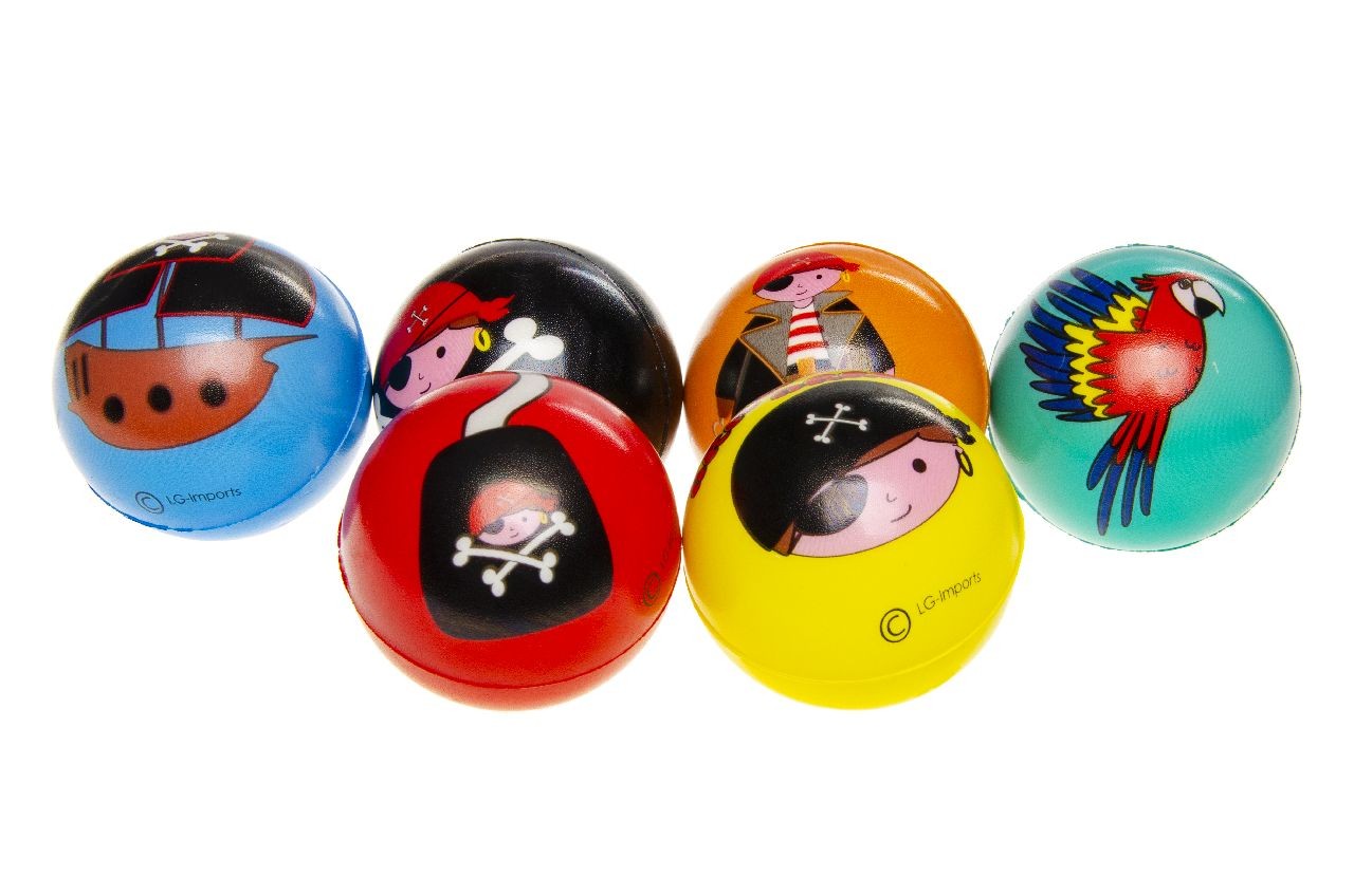 Pirate Stress Ball - Kids Toy Loot Party Bag Fillers Birthday