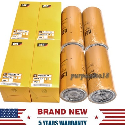 4 FILTER CAT 256-8753 OEM Caterpillar Fuel Water Separator NOS Sealed Filter