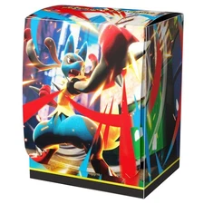 Pokémon TCG Deck Case Box Mega Lucario Official Storage Holder Japan Limited