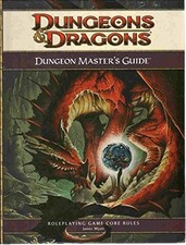 Dungeon Dragons 4th Edition Master's Guide Core Rules Book-Free Shipping-DMGED