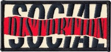 Patch - Social Distortion - 4.25" Torn Logo Punk Rock Music