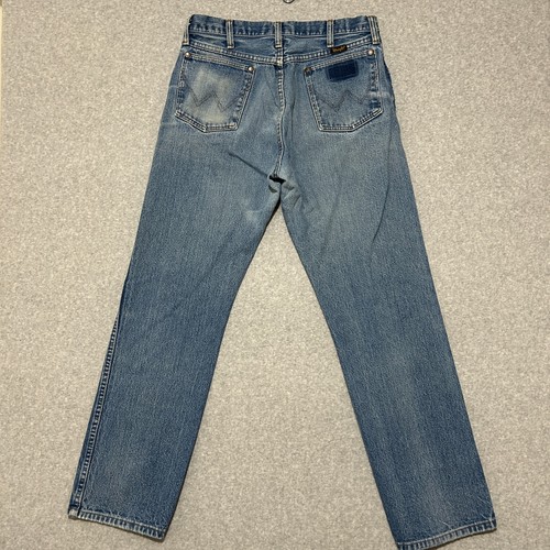 VTG 80s Wrangler Cowboy Cut Jeans Men 34x32 (Fit 32x31) Blue Talon Made In USA - Image 1