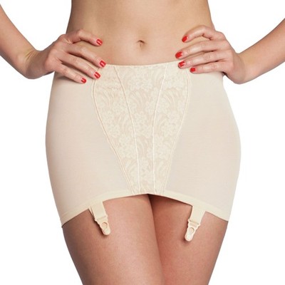 Miss Perfect Dessous Body Trim Hüfthalter Powernet Strumpfgürtel Strumpfhalter
