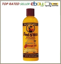Howard Feed-N-Wax Wood Polish and Conditioner, 16-Ounce