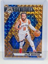 2024-25 Panini Mosaic Jalen Brunson City Edition Bronze Mosaic #63/75