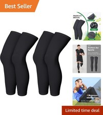 Lightweight Compression Leg Sleeves - Optimal Support for Running  Basketball