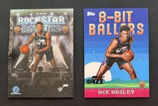 Ace Bailey RC Lot Bowman Chrome Rockstar Rookies Refractor 8-Bit Ballers Jazz
