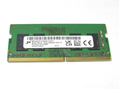 Micron 8GB DDR4 3200MHz PC4-25600 SODIMM Laptop RAM MTA4ATF1G64HZ-3G2F1