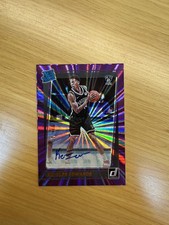 2021-22 Donruss #204 Kessler Edwards Rated RC Auto Holo Purple Laser #/15