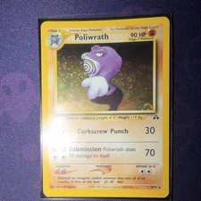 Pokemon Company Poliwrath 9/75 Neo Discovery Holo Rare Unlimited English 90HP on eBay