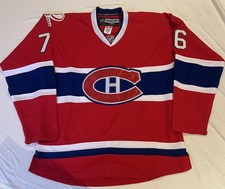 authentic Reebok Montreal Canadiens #76 PK Subban Centennial Home Jersey Size 50