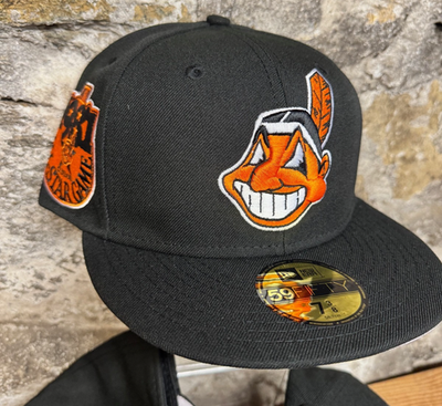 Cleveland Indians Wahoo New Era Fitted Club 59Fifty Hat Custom NEW
