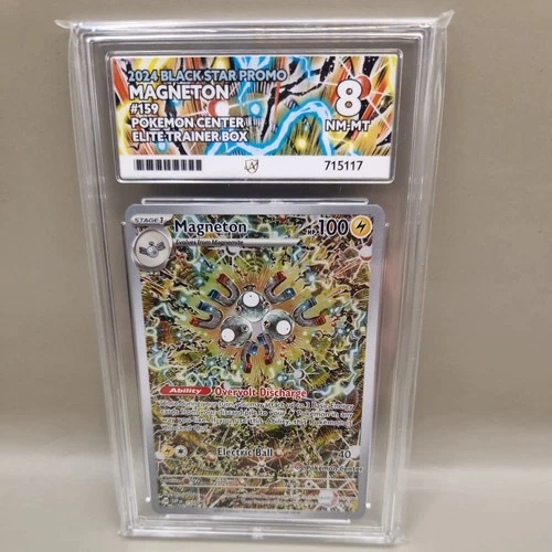 Pokémon TCG Magneton SV 159 | Pokemon Center Stamped ACE 8 Black Star Promo
