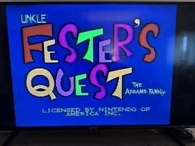 Gioco Fester's Quest NINTENDO Entertainment System (NES)!  *SOLO cartuccia gioco!*