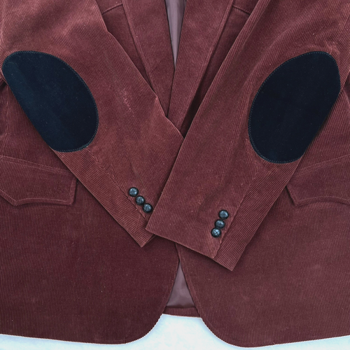 Blazer SHEPLERS Western Yoke velluto a coste uomo 50R marrone cappotto sportivo toppe gomiti - Foto 17 di 24