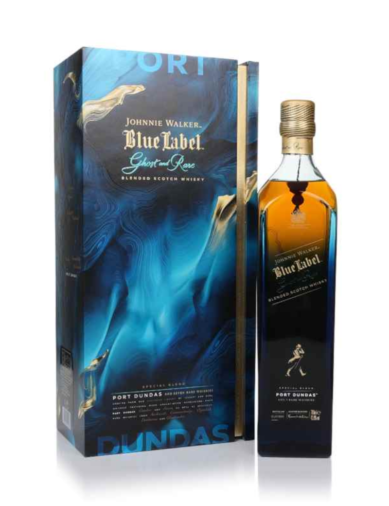 Scotch Whisky Blue Label Ghost and Rare Port Dundas - Johnnie Walker 70cl