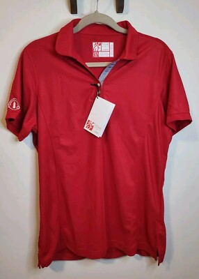 Chik-Fil-A Employee Female Oobe Shirt Uniform Work Top Women's Size L NWT Red 19