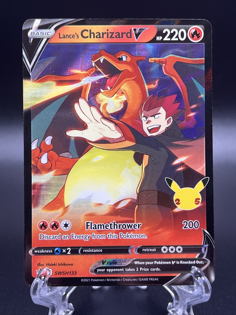 Lance's Charizard V 25th Anniversary Black Star Promo Ultra Lance's Charizard V 25th Anniversary Black Star Promo Ultra