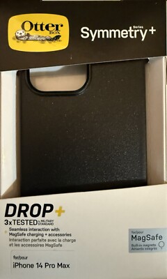 OtterBox Symmetry Series Case for Apple iPhone 14 Pro Max Black