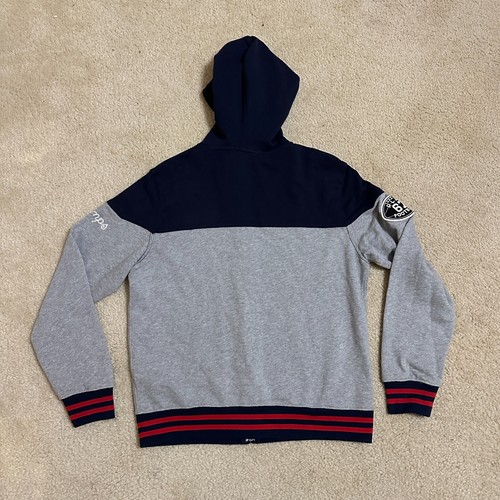Polo Ralph Lauren Sweatshirt Boys Large Grey Gray Hoodie Full Zip Big Pony RLPC - Picture 2 of 12