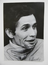 Jacky Ickx Autogramm signed 16x21 cm Magazinbild s/w