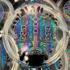 Dynamic Discs Scales of Justice 10th Anniversary Lucid Ice SplaDDer Justice 5/1/
