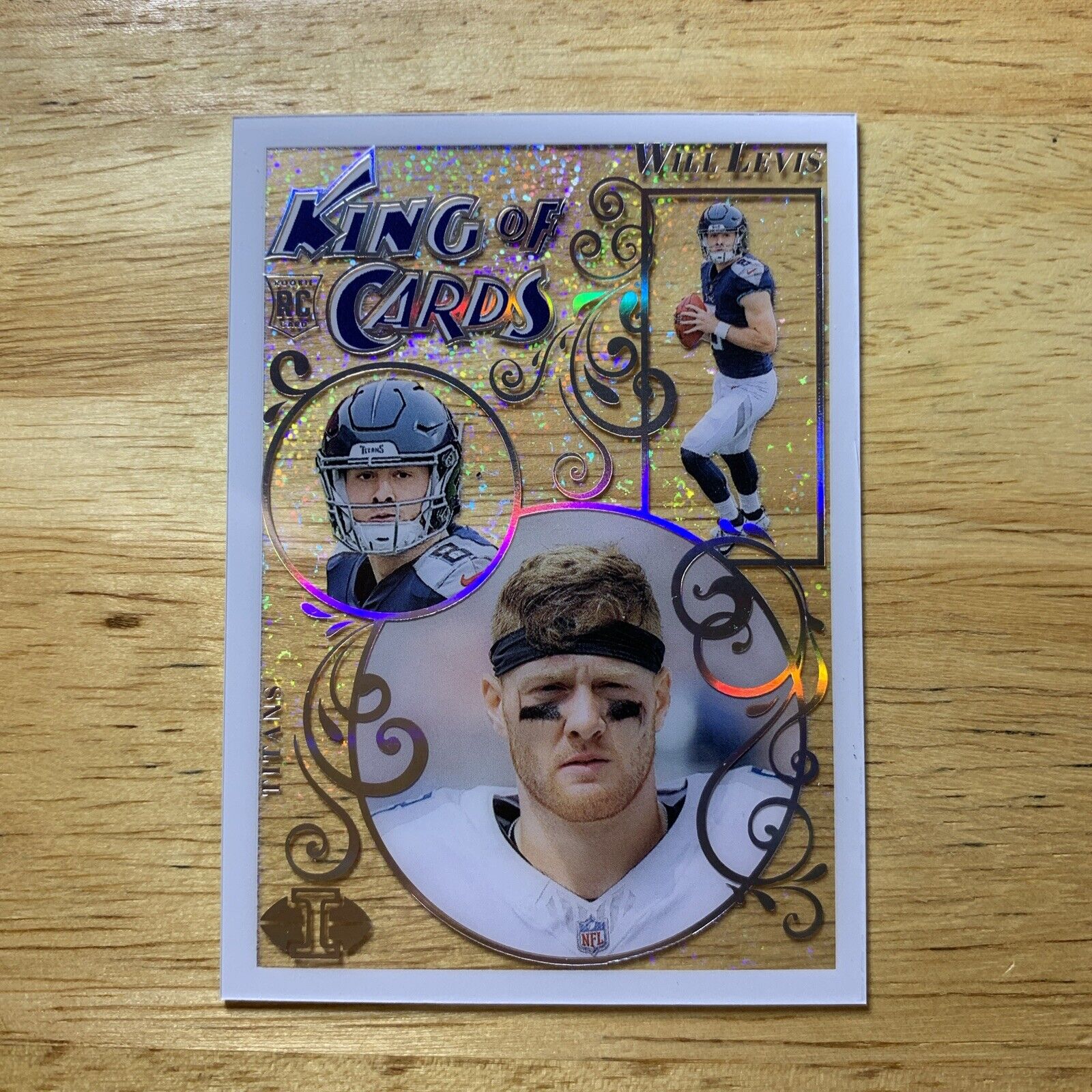 2023 Panini Illusions Will Levis King of Cards Stardust Case Hit SSP TITANS #20