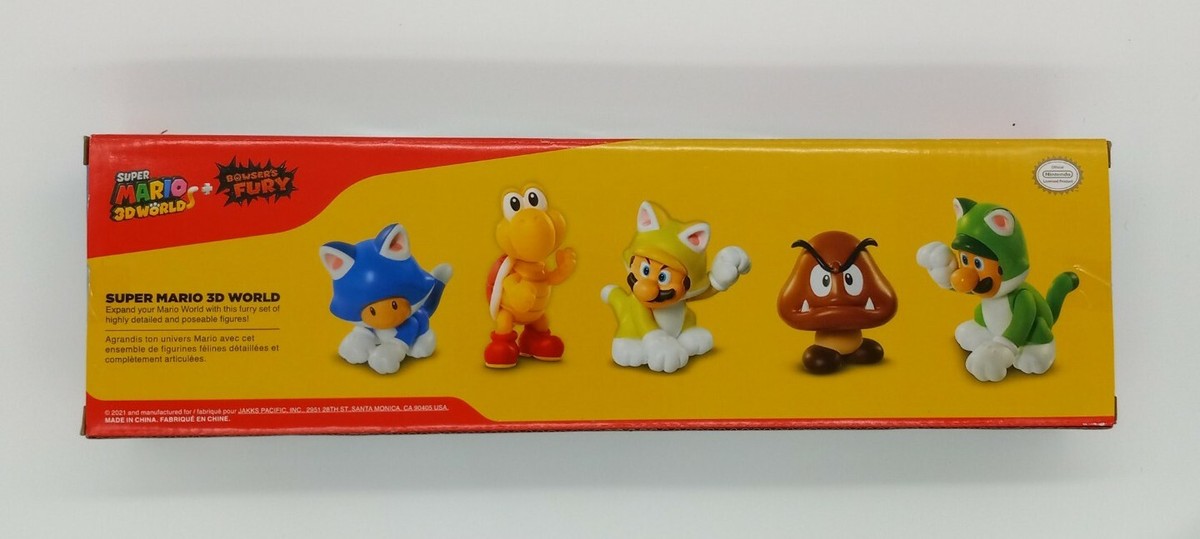 New ✹ SUPER MARIO 3D WORLD OF NINTENDO ✹ Toy Action Figure Set