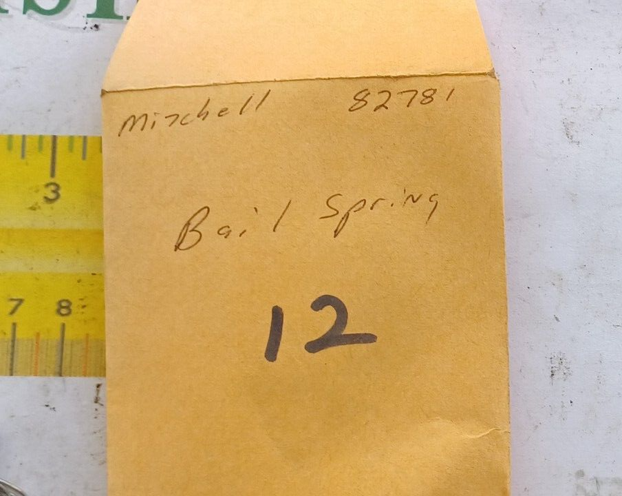 Mitchell 908 BAIL SPRING - Molla Dell'Archetto Ricambio Originale NOS (Parte #82781)