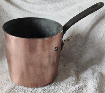 Französische Vintage Kupfertöpfe Pfanne Profi Cuivre gestempelt LJB