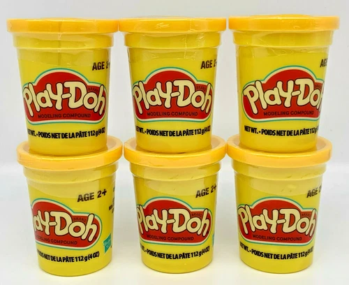 Play-Doh Single Can 4oz Yellow - One (1) Single Can - Buy More Save More