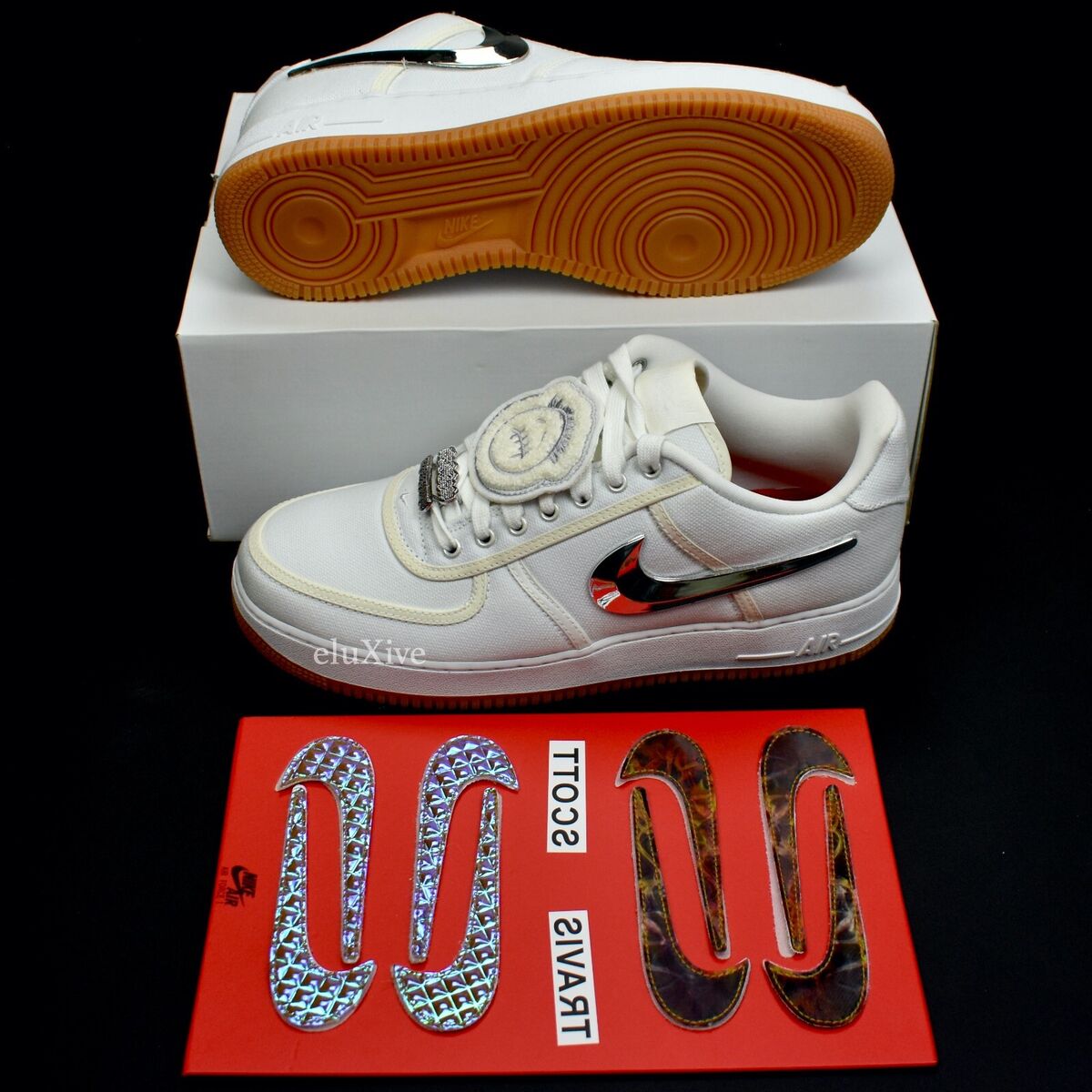 NWT Nike Air Force 1 Low Travis Scott AF100 OG White Men's NWT Nike Air Force 1 Low Travis Scott AF100 OG White Men's