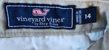 Vineyard Vines Boys' Breaker Pants Khaki Chinos Sz 14 Excellent condition