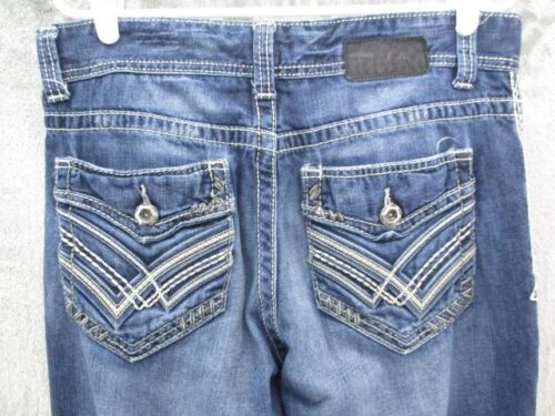 Buckle Black Jeans Mens 33x36 (34x34) Blue Fit No. 9 Straight Stretch