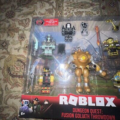 Roblox Dungeon Quest: Fusion Goliath Throwdown Action Figure Set