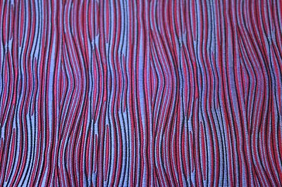 Gray, Red, Waved Satin Jacquard Damask -For Ties, Vests, Jackets, etc.
