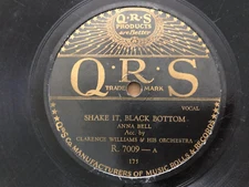 QRS Record 78 rpm 7009 Clarence Williams Anna Bell SHAKE IT BLACK BOTTOM (as-is)