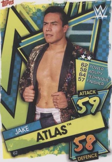 2021 Topps WWE Slam Attax - Jake Atlas #62 - 1 of 1