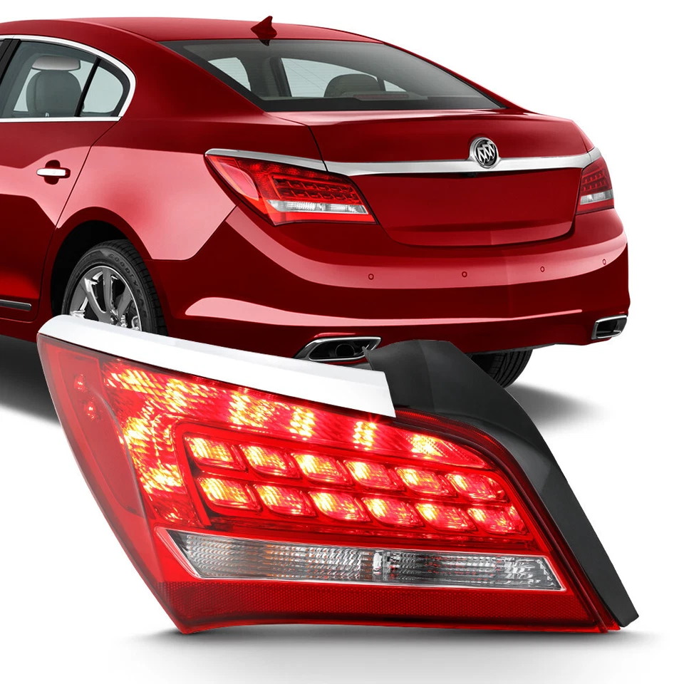 For 2014 2015 2016 Buick LaCrosse LED Tail Light With Blubs Left Driver Side Foto 3 de 4