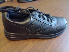 Postwalk Womens Black Pro Walker Athletic Oxf...