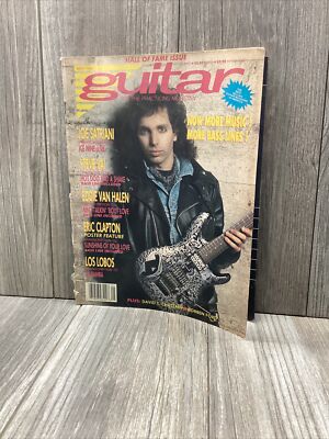 Guitar For The Practicing Musician May 1989 Van Halen  Clapton Poster Attached