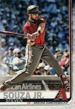 #290 Steven Souza Jr Arizona Diamondbacks 2019 Topps Series 1 Baseball Card EAC