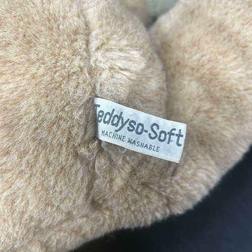 Vintage Russ Teddy So Soft Tan Beige Bear Plush 22" Large Stuffed Animal 466 - Picture 7 of 10