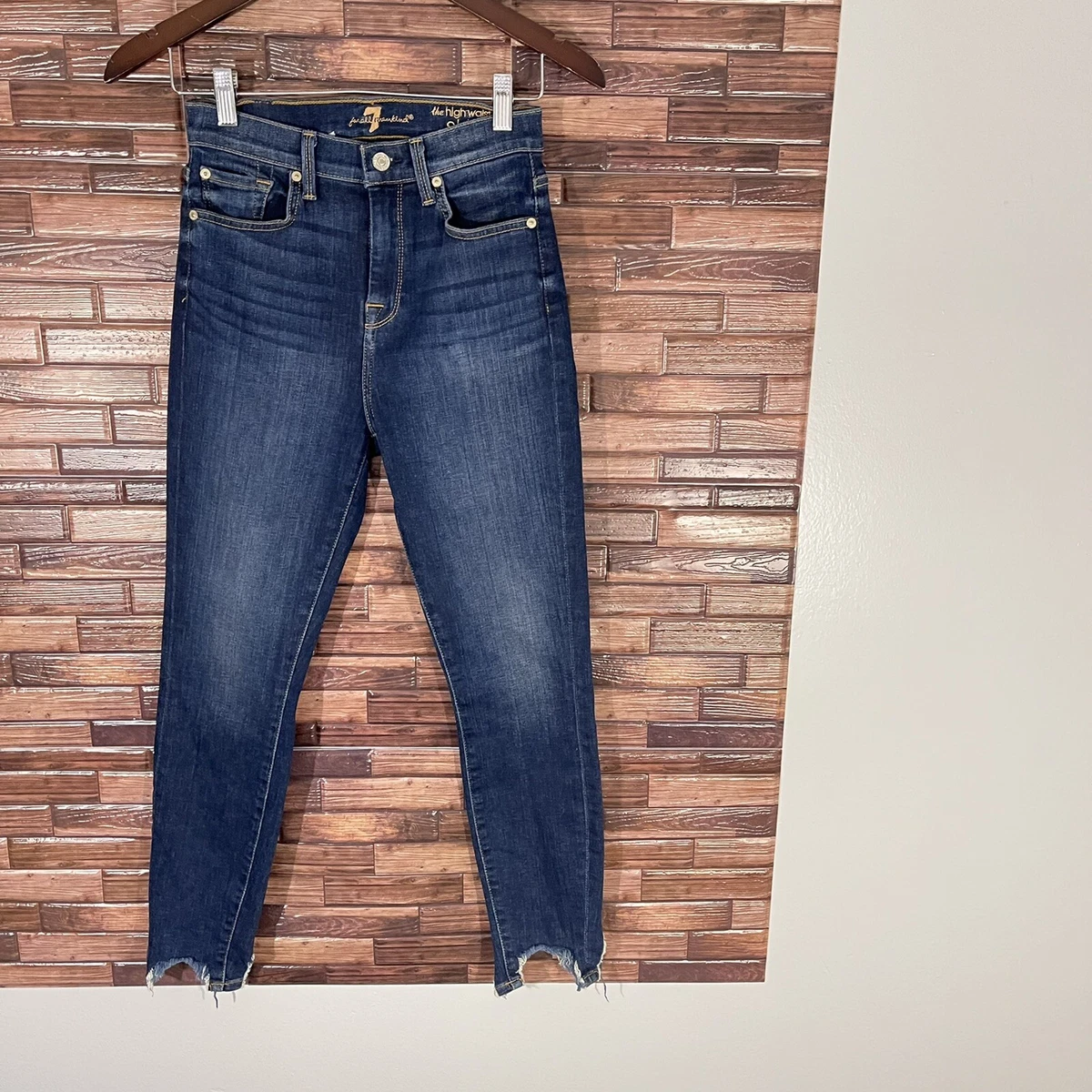 7 for all mankind high waisted skinny hot sale jeans