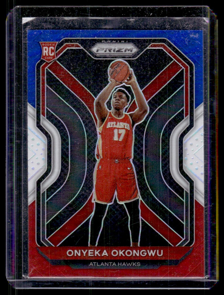 2020-21 Panini Prizm Rookie Red White Blue Prizm Onyeka Okongwu Rookie #260