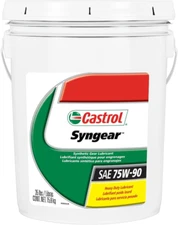 Castrol Syngear Synthetic API GL5 75W-90 Gear Lubricant 37507 35 Lbs 5 Gallon