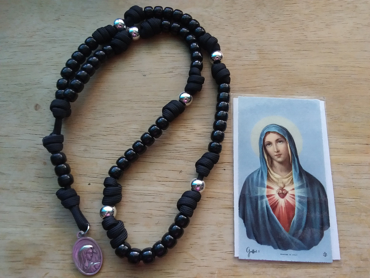 Seven Sorrows Rosary Seven Sorrows Of Mary Rosary Chaplet Black