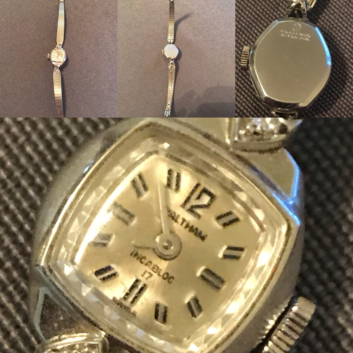 Montre Femme Vintage Waltham - Mécanisme Incabloc, Boîtier 10K Gold Filled, Occasion Très Bon état